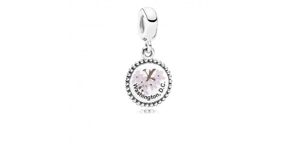 Pandora USA DHL-Pandora Charm-Washington-D.C.Cherry Blossom Dangle ...